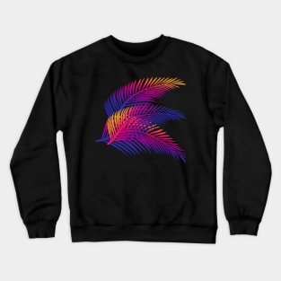 Neon Leaves Crewneck Sweatshirt